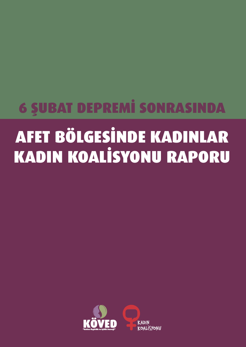 6 Şubat Depremi Sonrasında Afet Bölgesinde Kadınlar – Kadın Koalisyonu Raporu - Toplumsal Cinsiyet Odaklı Habercilik Kütüphanesi